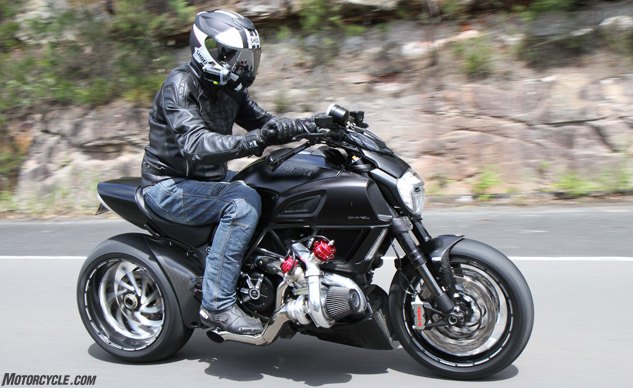 Tested: 225 HP Ducati Diavel Turbo - Motorcycle.com