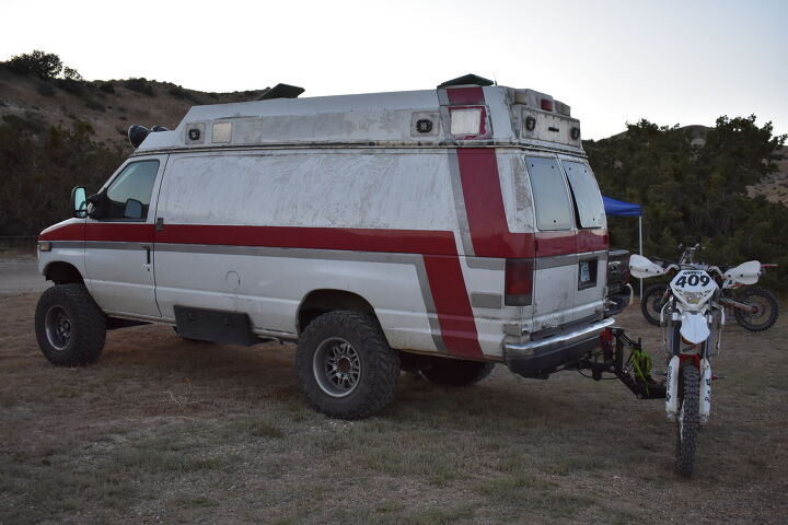 Moto-Camping rigs at Babes in the Dirt